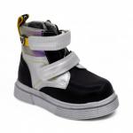 Ботинки PV596-1-5 черно серебристые