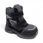 Ботинки ХМ918-3-3 черно серые