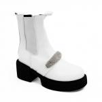 Ботинки на меху Y308-2 белые