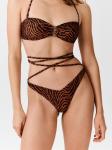 Бюстгальтер купальный жен.Bralette Rossana черный принт