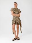 Платье жен. Adil леопардовый принт