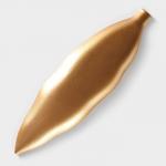 Блюдо для фруктов Доляна «Золотой лист», 40?11.5 см, золотое