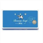 COW Мыло кусковое Beauty SOAP Blue с молочными протеинами, аром жасмина, подар набор 3 шт * 85 гр