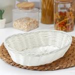 Корзинка для подачи Доляна «Молоко», 27?22?6 см, белая