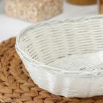 Корзинка для подачи Доляна «Молоко», 27?22?6 см, белая