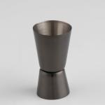Джиггер Доляна «Металлик», 15/30 мл, нержавеющая сталь, тёмно-серый