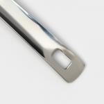 Вилка для мяса Доляна Everyday, h=37?3 см, толщина 3 мм, нержавеющая сталь, серебристая