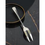 Вилка для мяса и сыра Доляна, h=24.5, толщина 2.2 мм, 410 нержавеющая сталь, серебристая