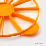 Делитель для торта Доляна, 10/12 частей, 26.5 см, пластик, МИКС