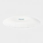 Тарелка Avvir «Юкка», d=23 см, стеклокерамика, белая