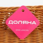 Корзина для продуктов Доляна, 30?19.5?6 см, коричневая