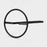 Держатель для бумажных полотенец Доляна «Лофт», 15?15?28 см, чёрный