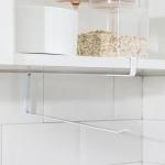 Держатель для бумажных полотенец подвесной Доляна, 26?11?1.2 см, белый