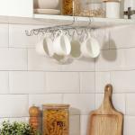 Держатель для кружек Доляна, на 10 предметов, подвесной, 27.5?18?6.5 см, хром