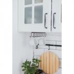 Держатель для кружек подвесной Доляна, на 12 предметов, 27?5?7.5 см, коричневый