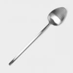 Набор столовых ложек из нержавеющей стали Доляна Sentiment, длина 22.5 см, 6 шт., серебристый