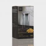 Банка для сыпучих Magistro «Стиль», 1 л, 10.3?19 см, с металлической крышкой, стекло, прозрачная