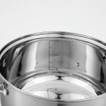 Кастрюля Доляна «Сильве», 3.2 л, d=20 см, капсульное дно, индукция, нержавеющая сталь