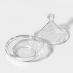 Ёмкость для мёда и варенья Доляна «Купол», 200 мл, 12,5?12 см, стекло