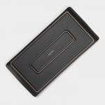 Блюдо для подачи Magistro Black style, 29.5?14.8 см, фарфор, чёрное