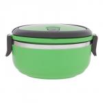 Ланч бокс Доляна, 500 мл, 8?17 см, нержавеющая сталь, зелёный