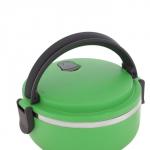 Ланч бокс Доляна, 500 мл, 8?17 см, нержавеющая сталь, зелёный