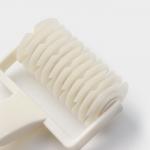 Валик для нарезки теста Доляна «Сетка», 17.5?9.5?4.5 см, белый