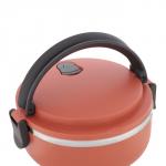 Ланч бокс Доляна, 500 мл, 8?17 см, нержавеющая сталь, коричневый