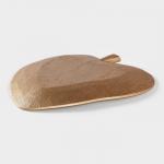 Блюдо для фруктов Доляна «Золотой лист», 31?27.5 см, золотистое