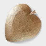 Блюдо для фруктов Доляна «Золотой лист», 31?27.5 см, золотистое