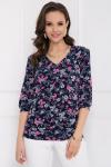 Блузка капурия (блу фловерс) р