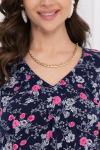 Блузка капурия (блу фловерс) р