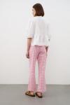 Брюки  TR2535_Pink Checkers/Розовый, белый