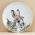 Тарелка керамическая «Зайка», 22.5 см, Dolce Ceramo