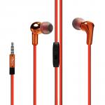 FORZA КИРЯ Наушники внутриканальные с микрофоном, металлик-хамелеон, глубокий бас, 120см, пластик