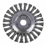 ЕРМАК PROFI Щетка дисковая для УШМ, плетеные пучки стальной проволоки 0,5мм, 150х22мм