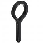 Лейка для душа, 1 режим, 120мм, черный