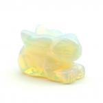 Заяц из лунного камня 41*21*27мм