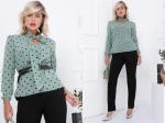 Блузка мила (грин гиро) р