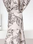 Комплект штор для кухни с подхватами Этель Black flowers, 149?180 см - 2 шт.