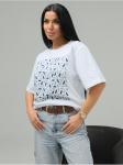 Футболка "Геометрия" Белый женская