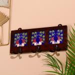 Вешалка «Жар птица», 17?4?12 см, дерево, 3 крючка