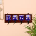 Вешалка «Караван. Бабочки», 22?4?12 см, дерево, 4 крючка, МИКС