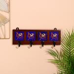 Вешалка «Караван», верблюды, 22?4?12 см, 4 крючка, дерево, МИКС