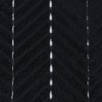 Коврик махровый Этель Lines, цв. чёрный, 50х70 см, 100% хлопок, 750 г/м2