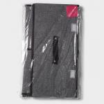 Короб стеллажный для хранения с двойной крышкой Доляна «Тэри», 49?29?24 см, серый