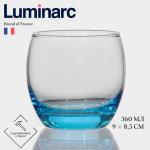 Стакан Luminarc SALTO, 320 мл, стекло, голубой