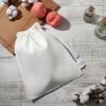 Мешочек текстильный Этель Home collection 27?34 см, белый, 100%лён