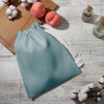 Мешочек текстильный Этель Home collection green 27?34 см, 61% лён, 39% хлопок