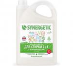 SYNERGETIC 3,75л Концентрированный гель для стирки Универсальный 2в1